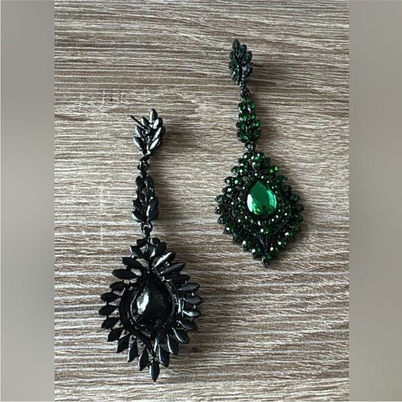 Statement drop earrings N432 - Picture 3 of 3